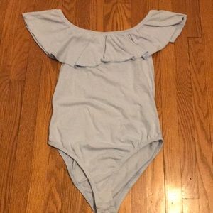 Off the shoulder body suit